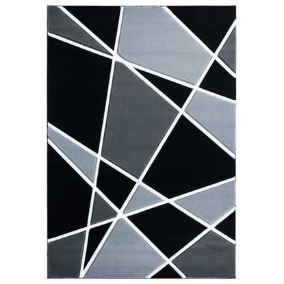 Picture of 31" x 88" Grey Olefin / Polypropylene Runner Rug