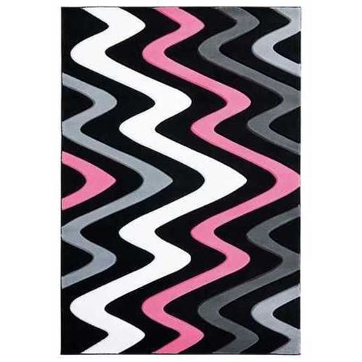 Picture of 31" x 88" Pink Olefin / Polypropylene Runner Rug