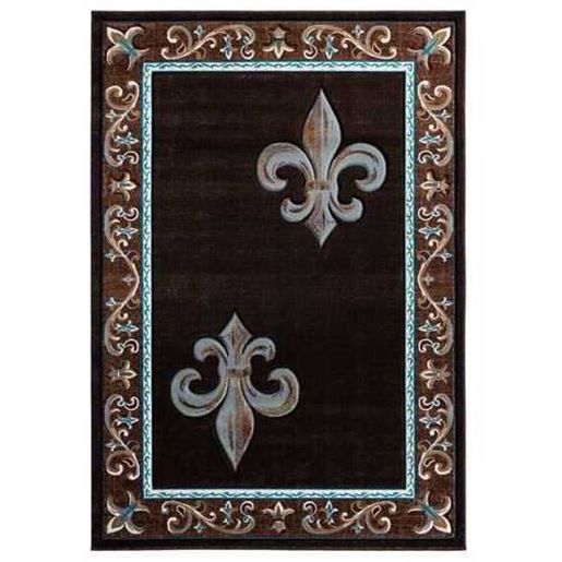 Изображение 31" x 88" Brown Olefin / Polypropylene RunnerRug