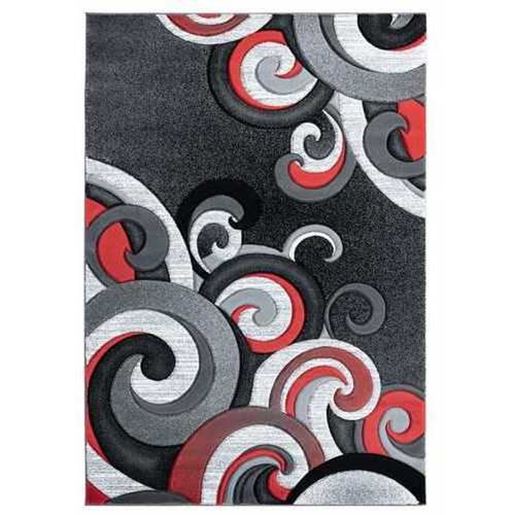 Picture of 31" x 88" Red Olefin / Polypropylene Runner Rug