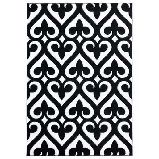 Изображение 31" x 88" Black Olefin / Polypropylene Runner Rug