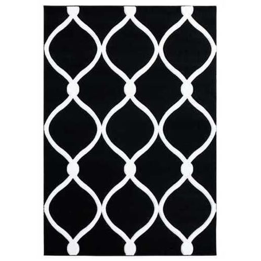 Изображение 31" x 88" Black Olefin / Polypropylene Runner Rug