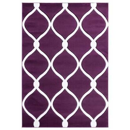 Изображение 31" x 88" Plum Olefin / Polypropylene Runner Rug