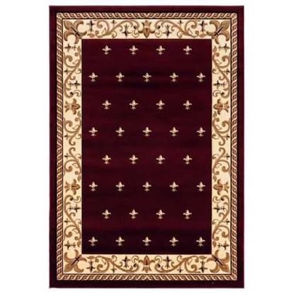 Изображение 31" x 88" Burgundy Olefin / Polypropylene Runner