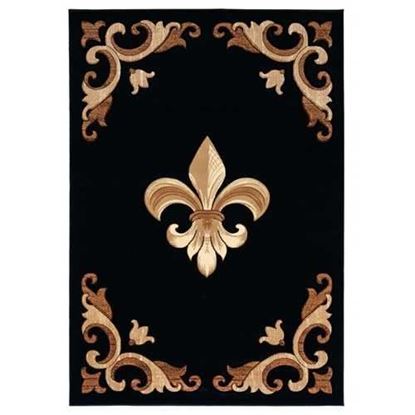 Изображение 31" x 88" Black Olefin / Polypropylene Runner Rug