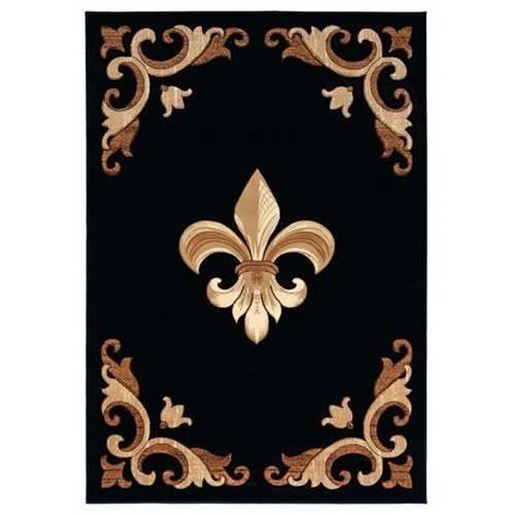 Picture of 31" x 88" Black Olefin / Polypropylene Runner Rug