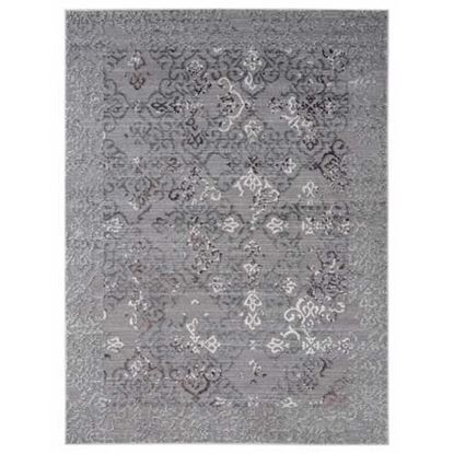 Picture of 63" x 86" Plum Polyester / Olefin Area Rug