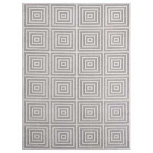 Picture of 63" x 86" Sand Polyester / Olefin Area Rug