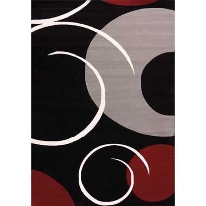 Picture of 63" x 86" Grey Polypropylene Area Rug