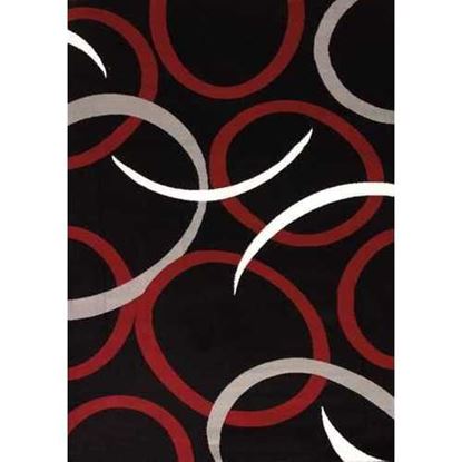 Picture of 63" x 86" Grey Polypropylene Area Rug