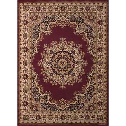 Picture of 94" x 126" Burgundy Polypropyelene Oversize Rug