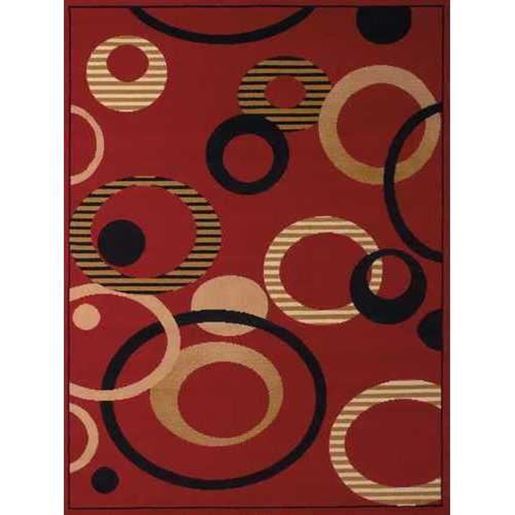 Picture of 94" x 126" Red Polypropyelene Oversize Rug