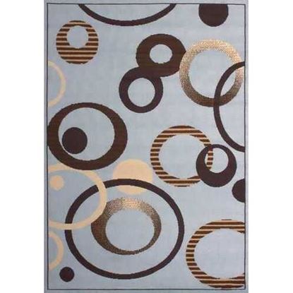 Picture of 94" x 126" Blue Polypropyelene Oversize Rug