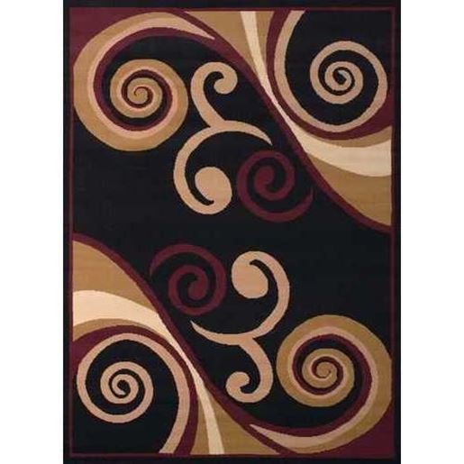 Изображение 94" x 126" Burgundy Polypropyelene Oversize Rug