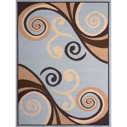 Picture of 94" x 126" Blue Polypropyelene Oversize Rug