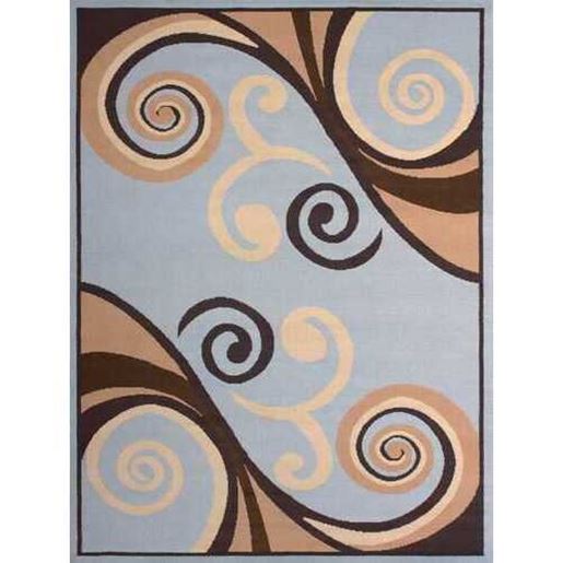 Изображение 94" x 126" Blue Polypropyelene Oversize Rug