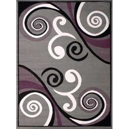 Picture of 94" x 126" Grey Polypropyelene Oversize Rug