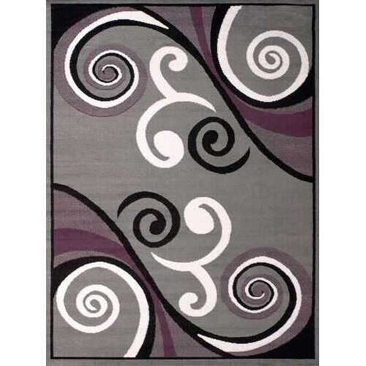 Изображение 94" x 126" Grey Polypropyelene Oversize Rug