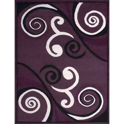 Изображение 94" x 126" Plum Polypropyelene Oversize Rug