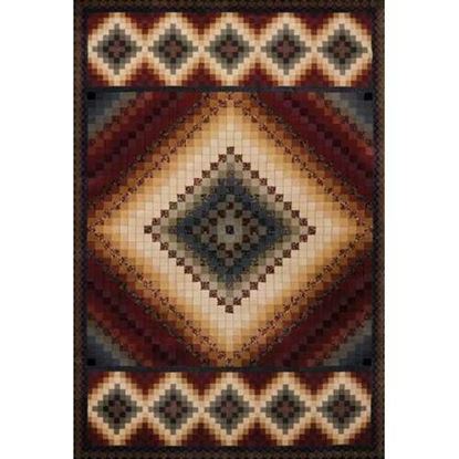 Picture of 47" x 63" Crimson Polypropylene Accent Rug