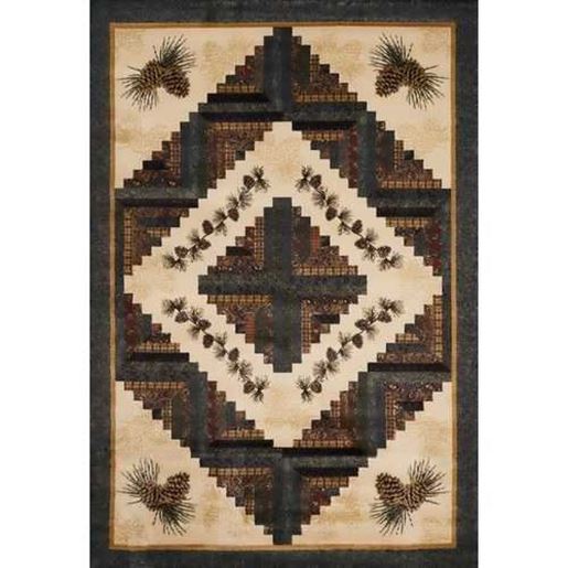 Picture of 47" x 63" Natural Polypropylene Accent Rug