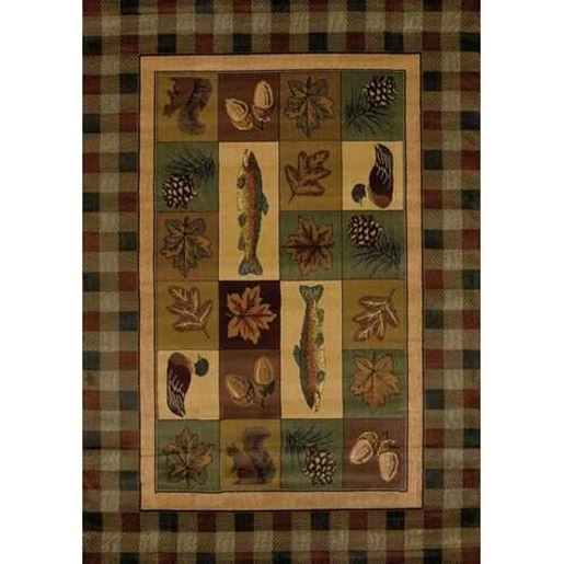 Picture of 47" x 63" Natural Polypropylene Accent Rug