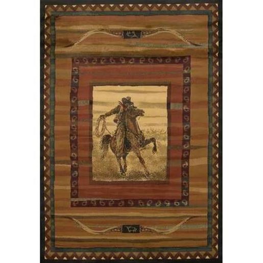 Picture of 47" x 63" Lodge Polypropylene Accent Rug