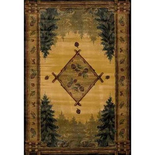 Picture of 47" x 63" Lodge Polypropylene Accent Rug