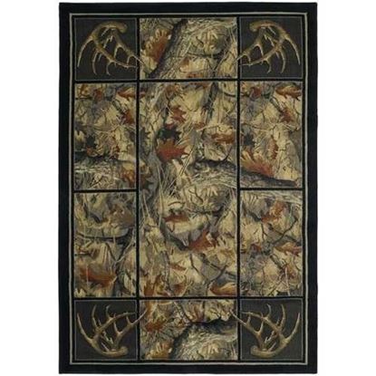 Picture of 47" x 63" Multicolor Polypropylene Accent Rug