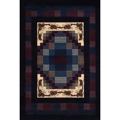 Изображение 94" x 126" Navy Polypropylene Oversize Rug