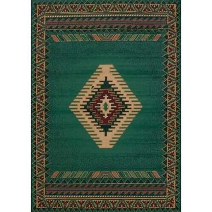 Изображение 94" x 126" Light Green Polypropylene Oversize Rug