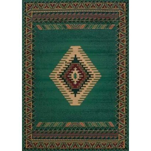 Изображение 94" x 126" Light Green Polypropylene Oversize Rug