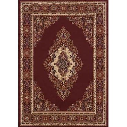 Picture of 94" x 126" Burgundy Polypropylene Oversize Rug