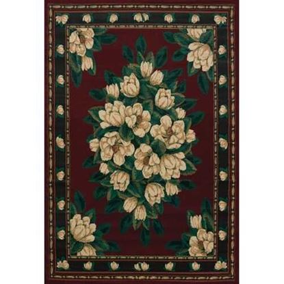 Picture of 94" x 126" Burgundy Polypropylene Oversize Rug