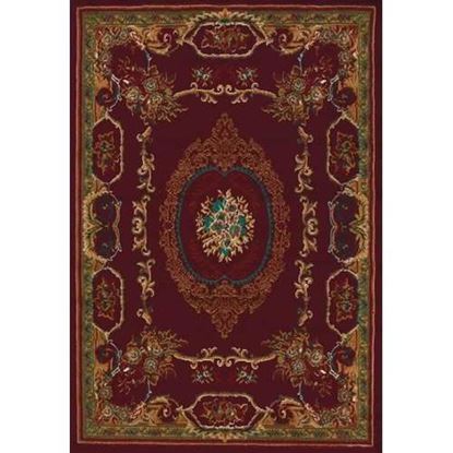 Picture of 94" x 126" Burgundy Polypropylene Oversize Rug