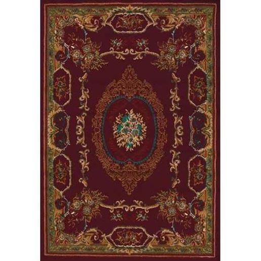 Picture of 94" x 126" Burgundy Polypropylene Oversize Rug