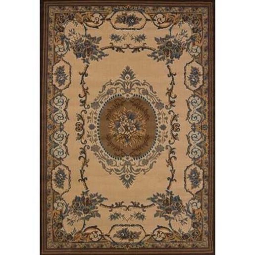 Изображение 94" x 126" Light Blue Polypropylene Oversize Rug