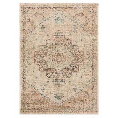 Picture of 63" x 86" Bone Olefin Frieze Area Rug