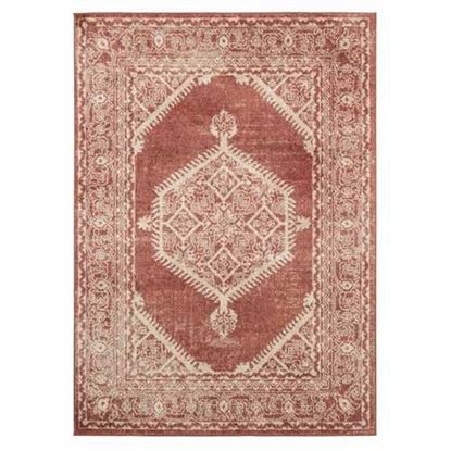 Picture of 63" x 86" Brick Olefin Frieze Area Rug