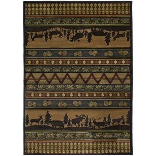 Picture of 47" x 63" Lodge Polypropylene Accent Rug