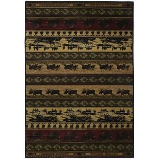 Picture of 47" x 63" Lodge Polypropylene Accent Rug