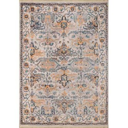 Picture of 31" x 90" Aqua Polyester Runner Rug