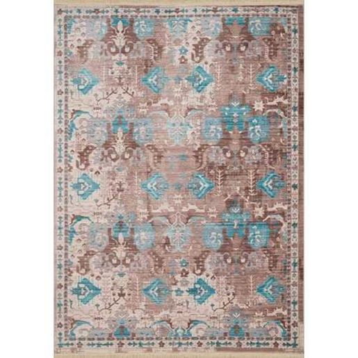 Изображение 31" x 90" Aqua Polyester Runner Rug