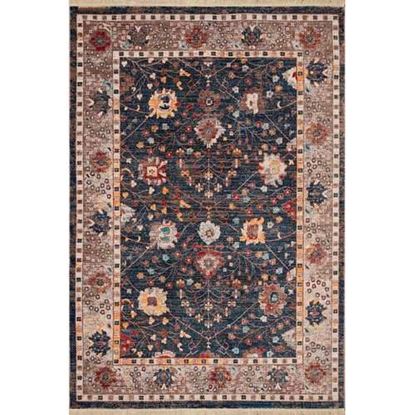 Picture of 31" x 90" Navy Polyester Runner Rug