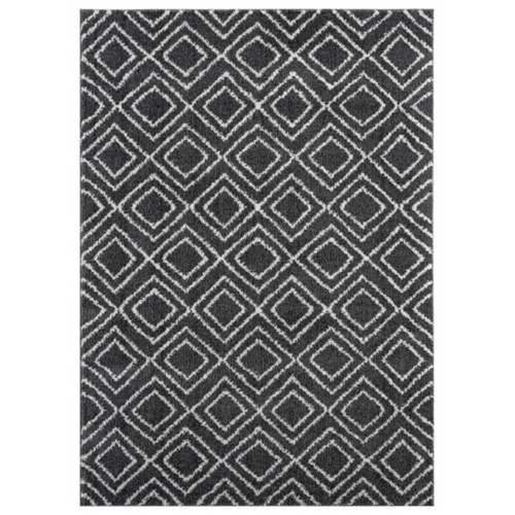 Изображение 39" x 59" Smoke Microfiber Polyester Mat Rug