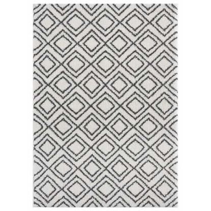 Изображение 39" x 59" White Microfiber Polyester Mat Rug