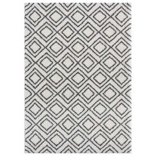 Изображение 39" x 59" White Microfiber Polyester Mat Rug