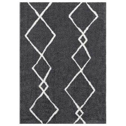 Изображение 39" x 59" Smoke Microfiber Polyester Mat Rug