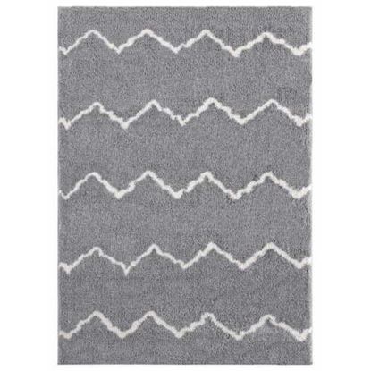 Изображение 39" x 59" Grey Microfiber Polyester Mat Rug