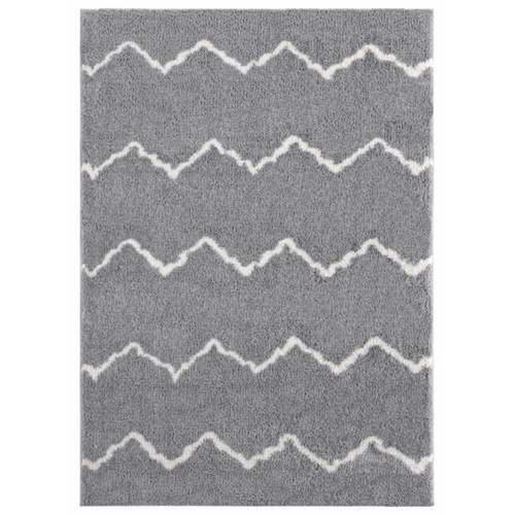 Изображение 39" x 59" Grey Microfiber Polyester Mat Rug